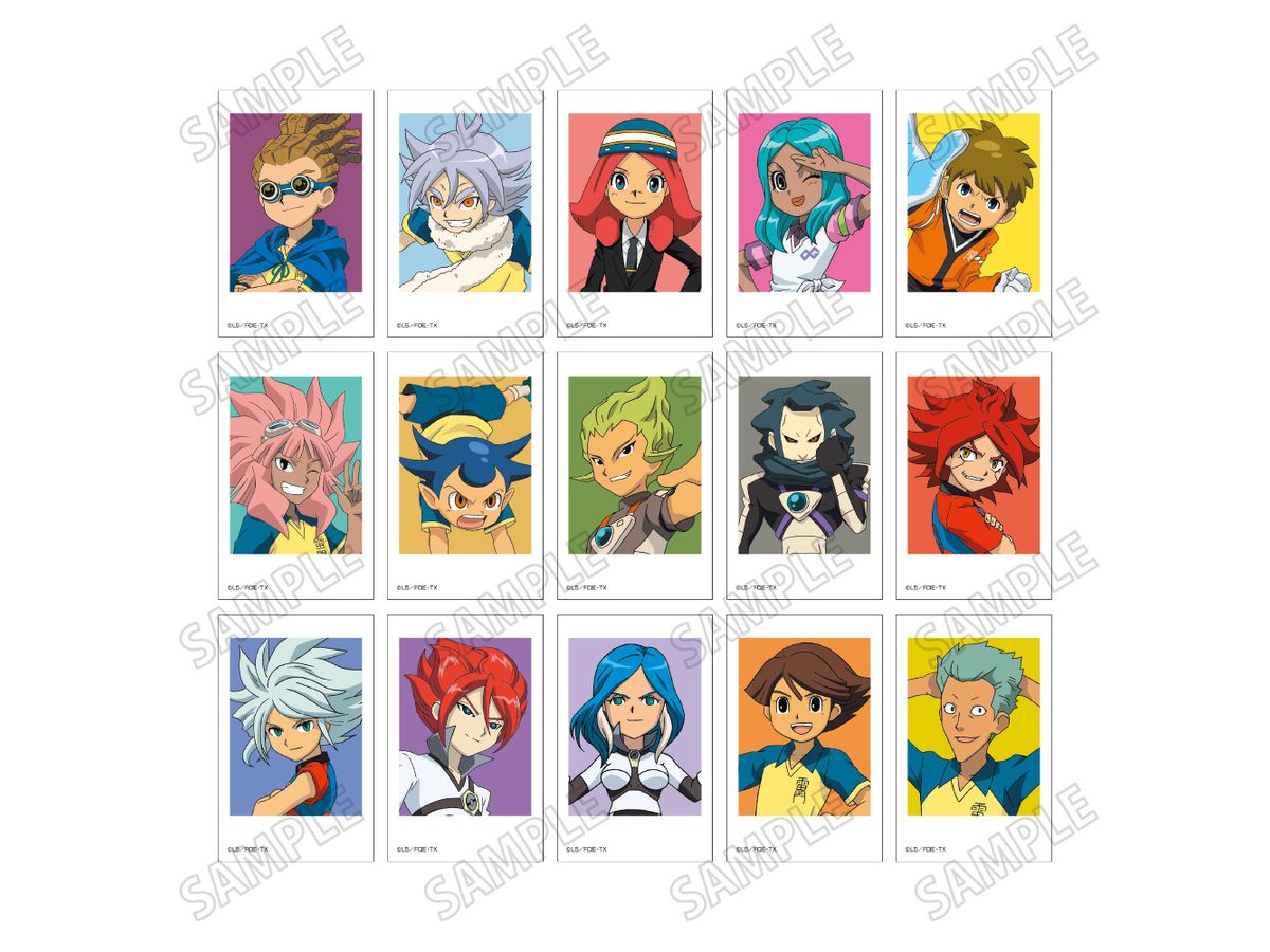 Inazuma Eleven: Mini Photo Card Collection Vol.2 1Box 15Pcs