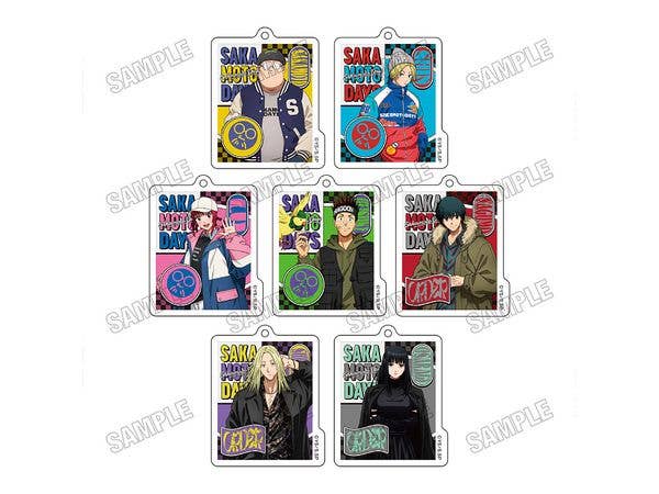 TV Anime Sakamoto Days: Original Illustration Acrylic Keychain Collection (JF25): 1Box (7pcs)