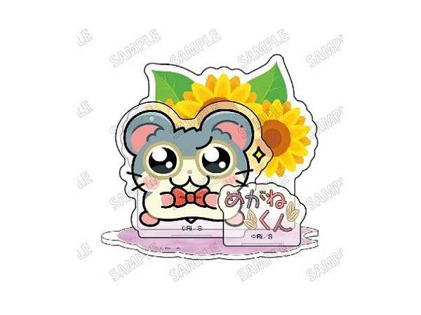 Hamtaro: Original Mini Acrylic Diorama 4. Glasses-Kun