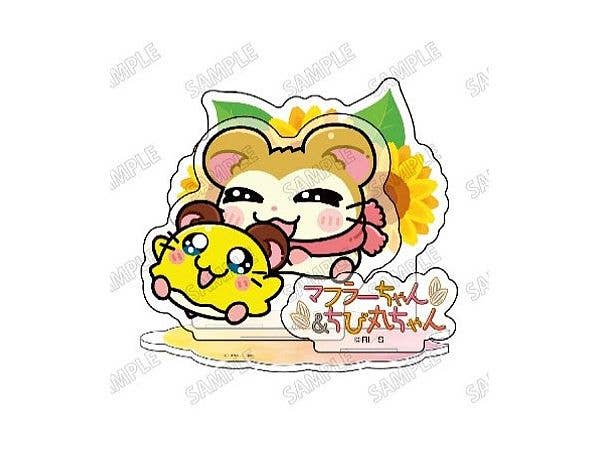 Hamtaro: Original Mini Acrylic Diorama 5. Muffler-Chan & Chibimaru-Chan