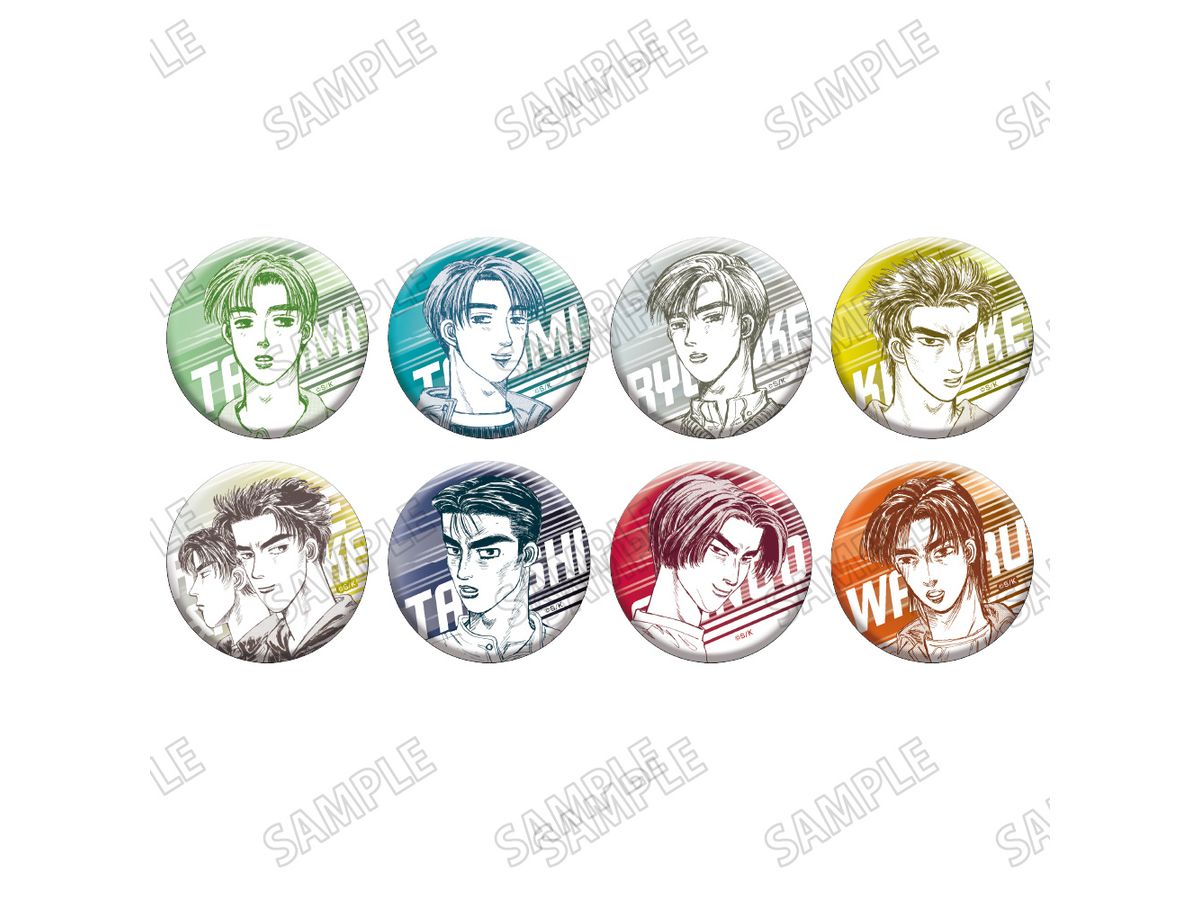 Initial D: Can Badge Collection 1Box 8Pcs
