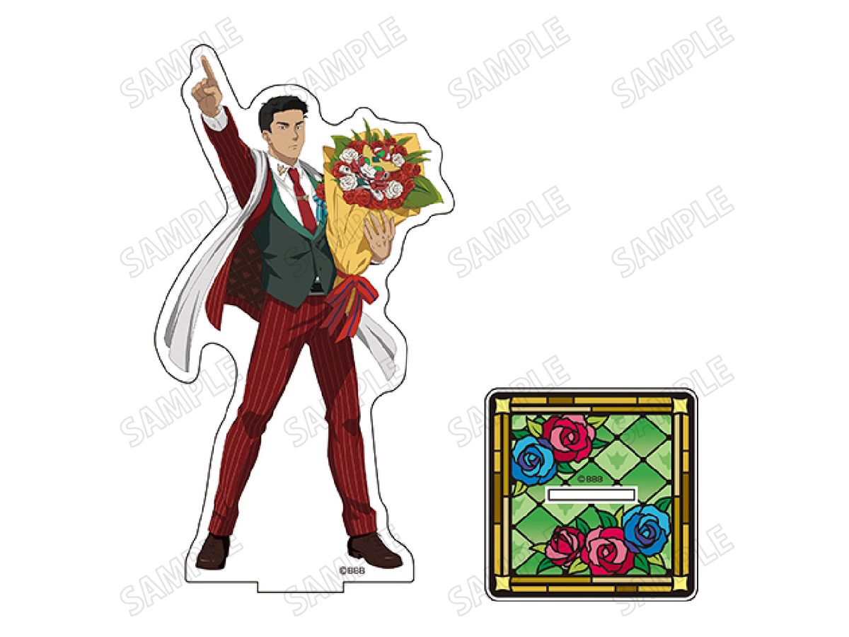 Tv Anime Bang Brave Bang Bravern: Newly Drawn Big Acrylic Stand Flower Ver. 1. Isami Ao