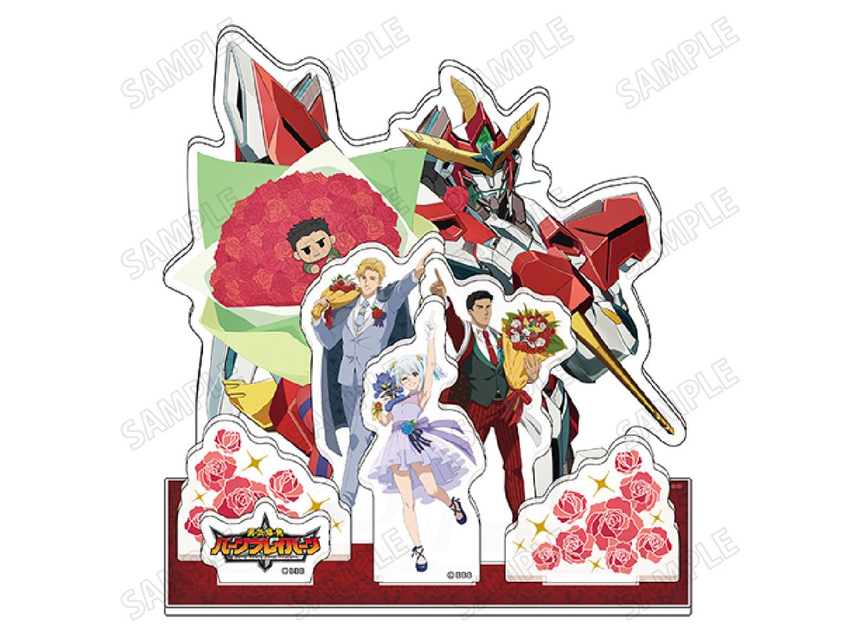 Tv Anime Bang Brave Bang Bravern: Newly Drawn Acrylic Diorama Flower Ver.