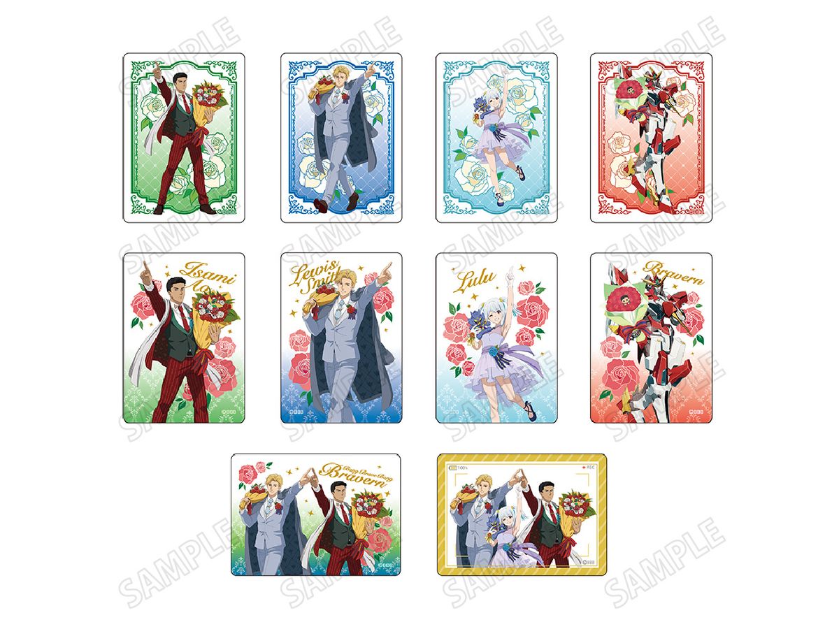 Tv Anime Bang Brave Bang Bravern: Newly Drawn Clear Card Collection Flower Ver. 1Box 5pcs