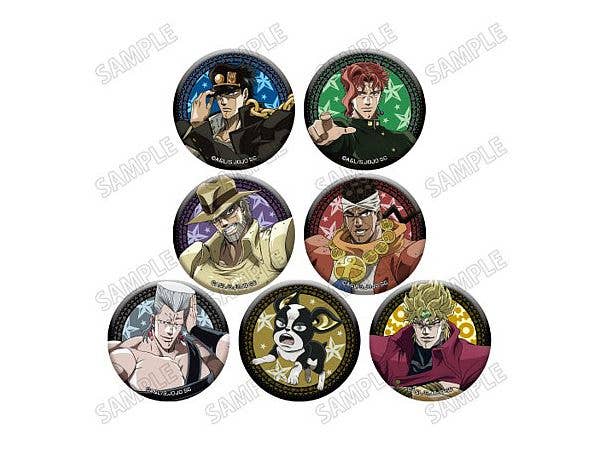 Anime JoJo's Bizarre Adventure: Stardust Crusaders: Original Illustration Can Badge Collection (JF25) 1 Box 7pcs