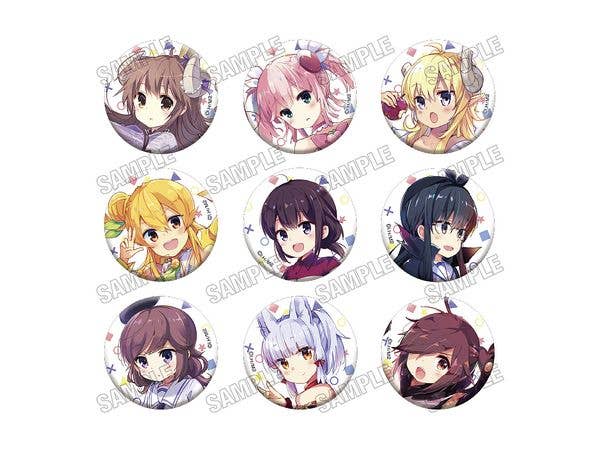 Machikado Mazoku: Can Badge Collection 1Box (9 pcs)