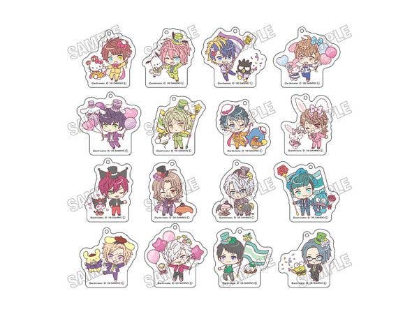 DYNAMIC CHORD x Sanrio Characters: Mini Character Acrylic Keychain Collection 1 Box (16pcs)