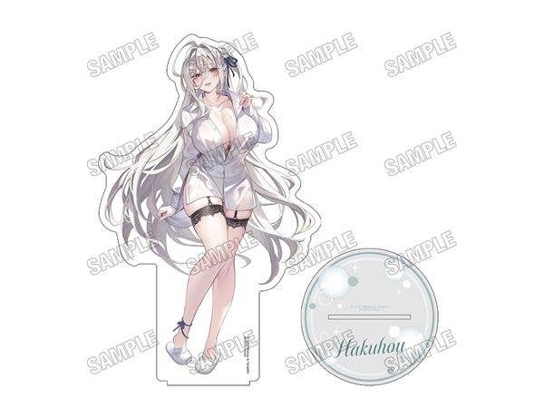 Azur Lane: Newly Illustrated BIG Acrylic Stand LL - After Bath Ver. 2 - Hakuhou