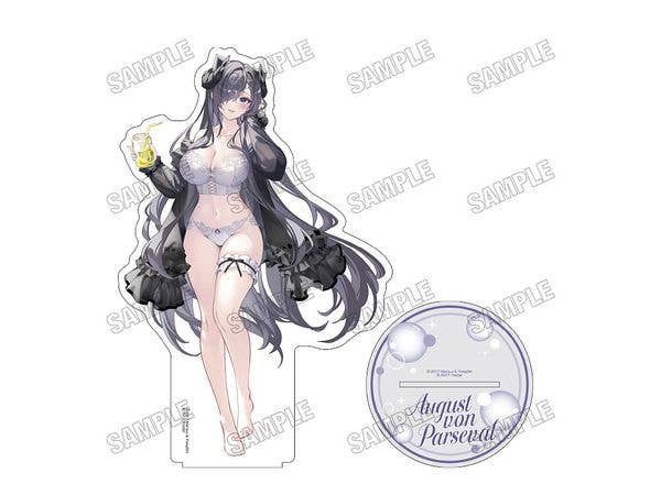 Azur Lane: Newly Illustrated BIG Acrylic Stand LL - After Bath Ver. 5. August von Perseval
