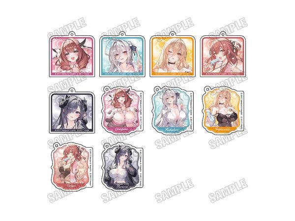 Azur Lane: Original Illustration Acrylic Keychain Collection - After Bath Ver. 1 Box (10pcs)