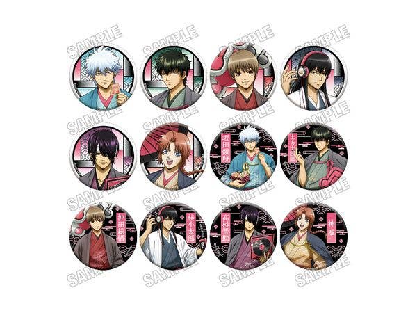 Anime Gintama: Can Badge Collection [MUSIC ver.] 1 Box (12 pieces)