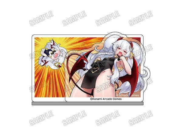 Mahjong Fight Girl: Mini Acrylic Diorama - Winning Version 13. Grim Aloe