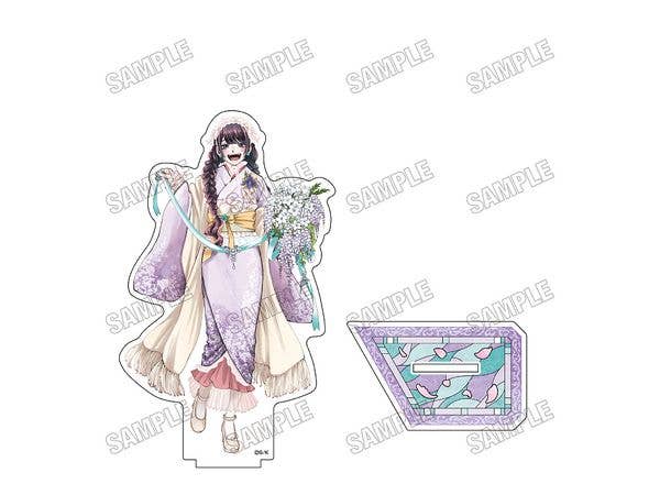 Fragrant Flowers Bloom with Dignity: Original Illustration BIG Acrylic Stand 2. Kaoruko Waguri