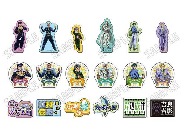 Anime Jojo's Bizarre Adventure Diamond Is Unbreakable: Sticker Collection (Re) 1Box 6Pcs