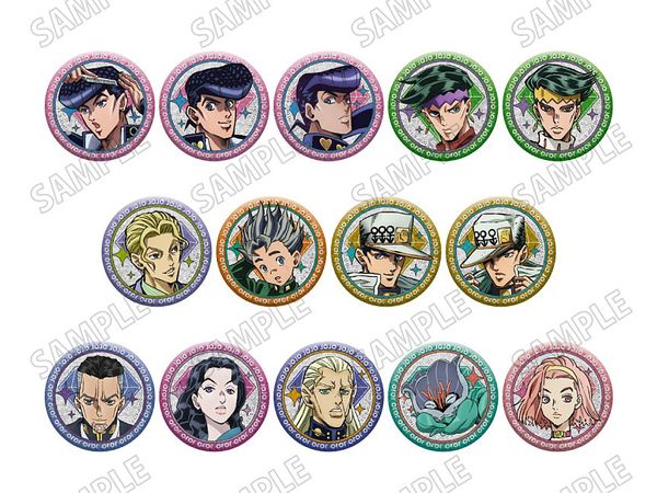 Anime Jojo's Bizarre Adventure Diamond Is Unbreakable: Can Badge Collection (Re) Vol.1 1Box 14Pcs