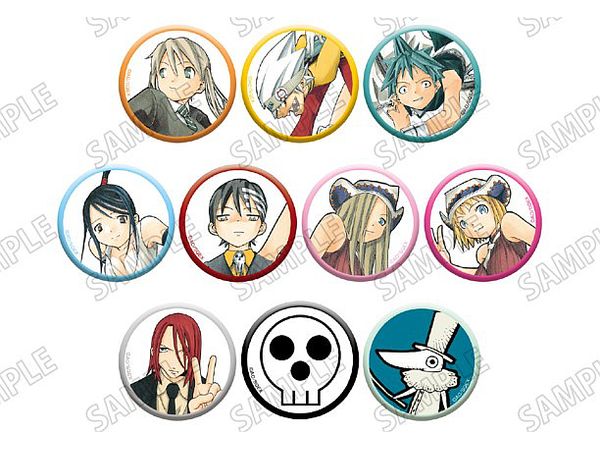 Soul Eater: Can Badge Collection 1 Box 10Pcs