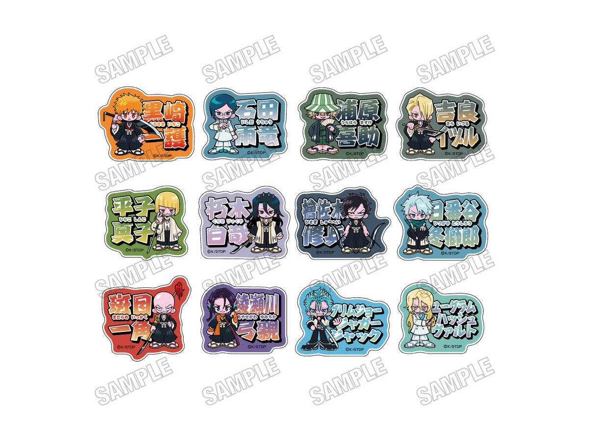 Bleach Thousand-Year Blood War: Acrylic Name Badge Collection 1Box 12pcs