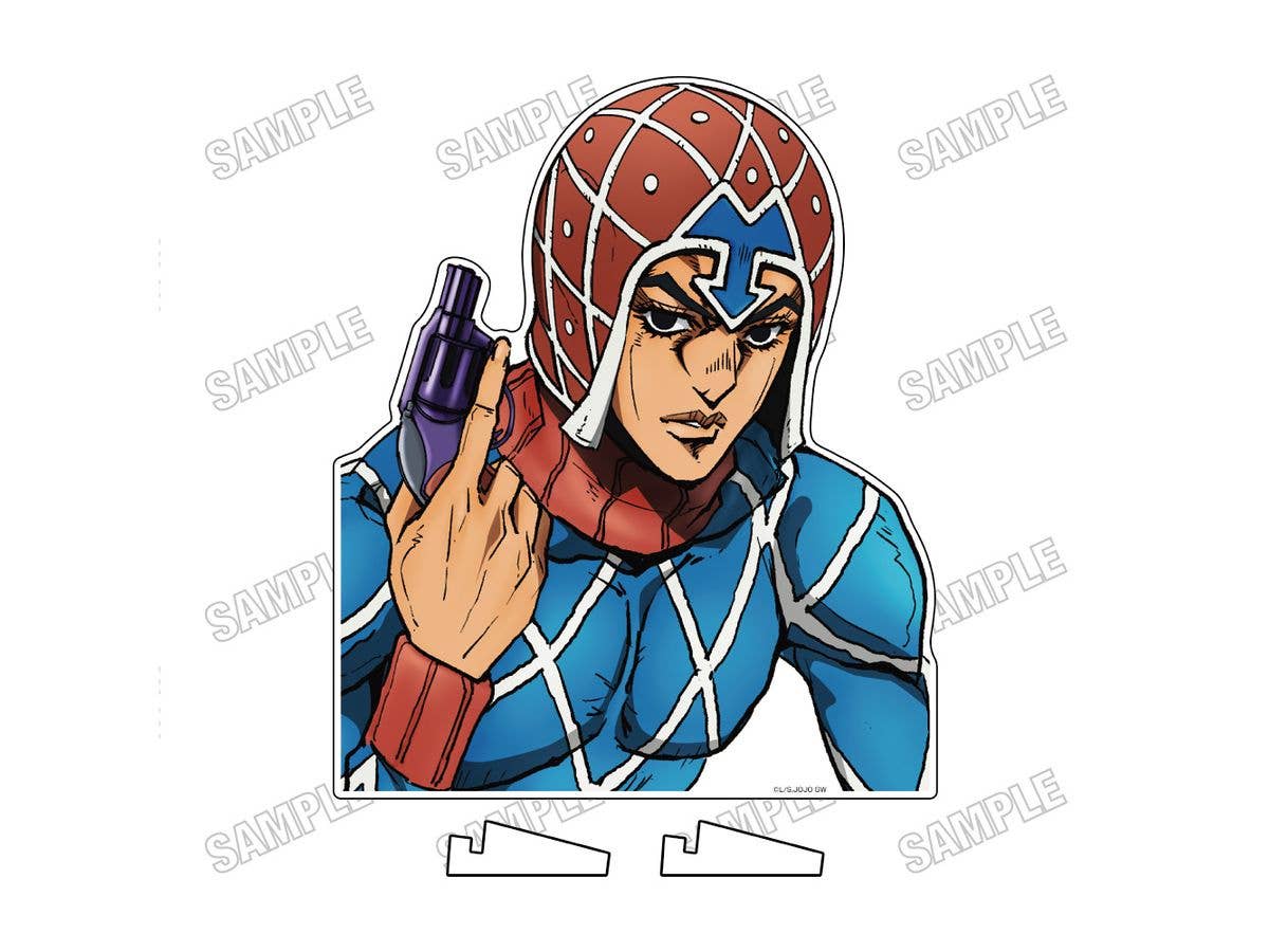 Anime Jojo's Bizarre Adventure: Golden Wind: Bust-Up Acrylic Stand [Re] 3 Guido Mista