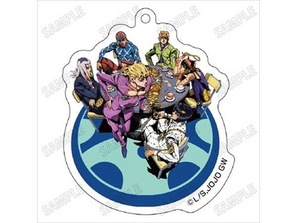 Anime Jojo's Bizarre Adventure Golden Wind: Acrylic Keychain [Re] B