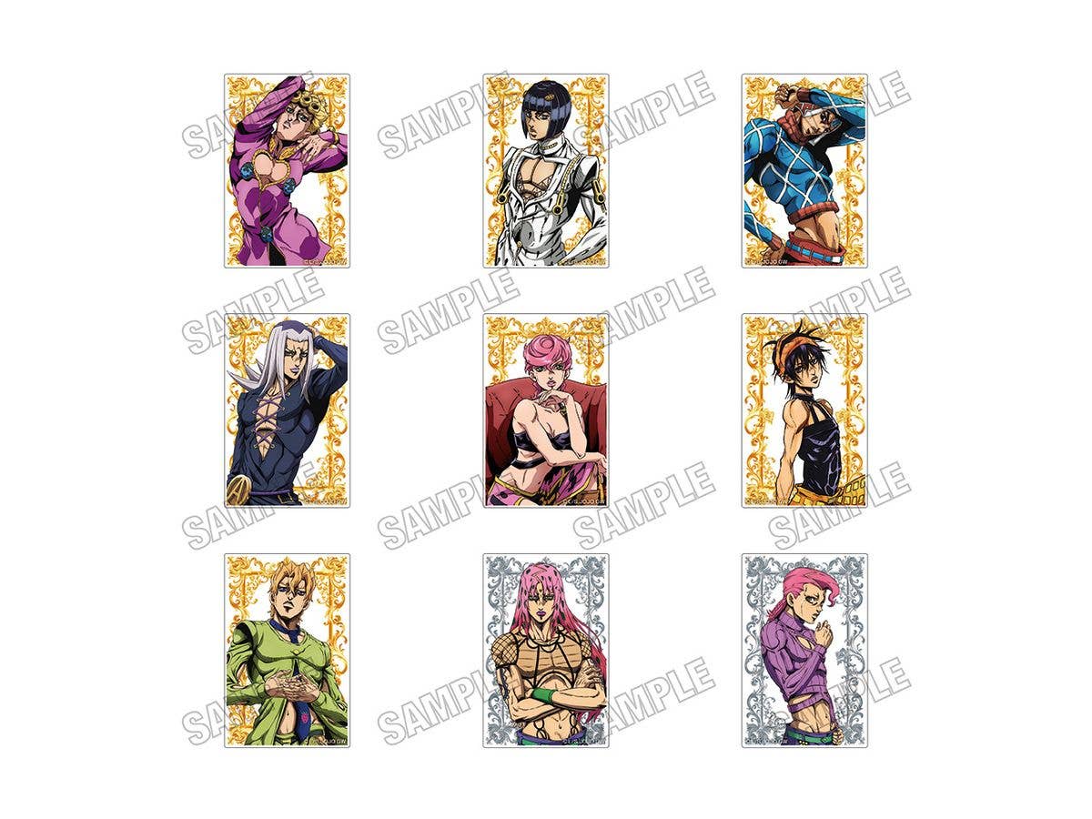 Anime Jojo's Bizarre Adventure: Golden Wind: Acrylic Block Collection [Re] Vol.1: 1Box (9pcs)