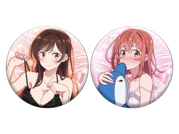 Rent-A-Girlfriend: Newly Drawn Tin Badge Set A