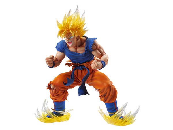Chozou Art Collection: Super Saiyan Son Gokou (Goku) Ver. 2 Clear Hair