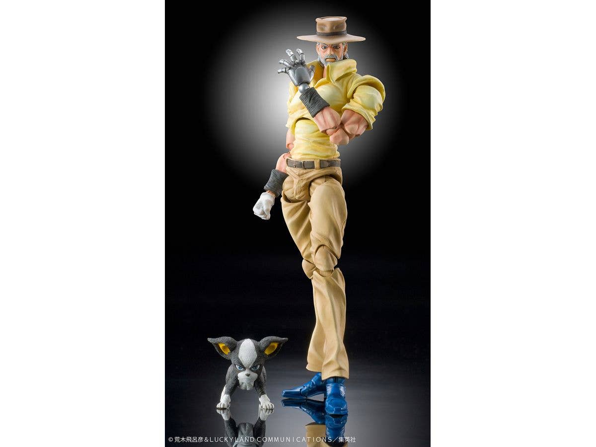 Super Action Statue Joseph Joestar & Iggy (JoJo's Bizarre Adventure Part 3) (Reissue)