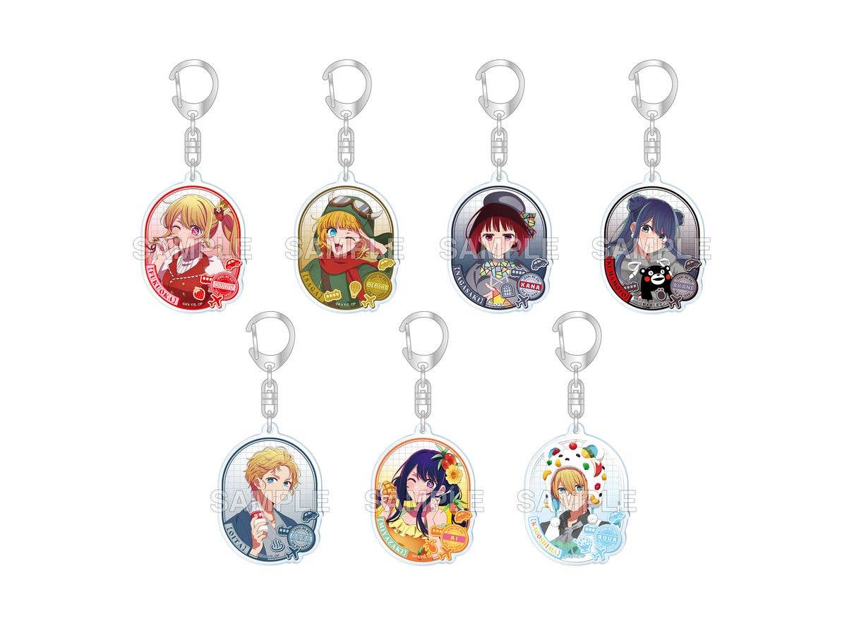Oshi No Ko: Trading Acrylic Keychains Of Children From Each Of The 47 Prefectures Kyushu Area