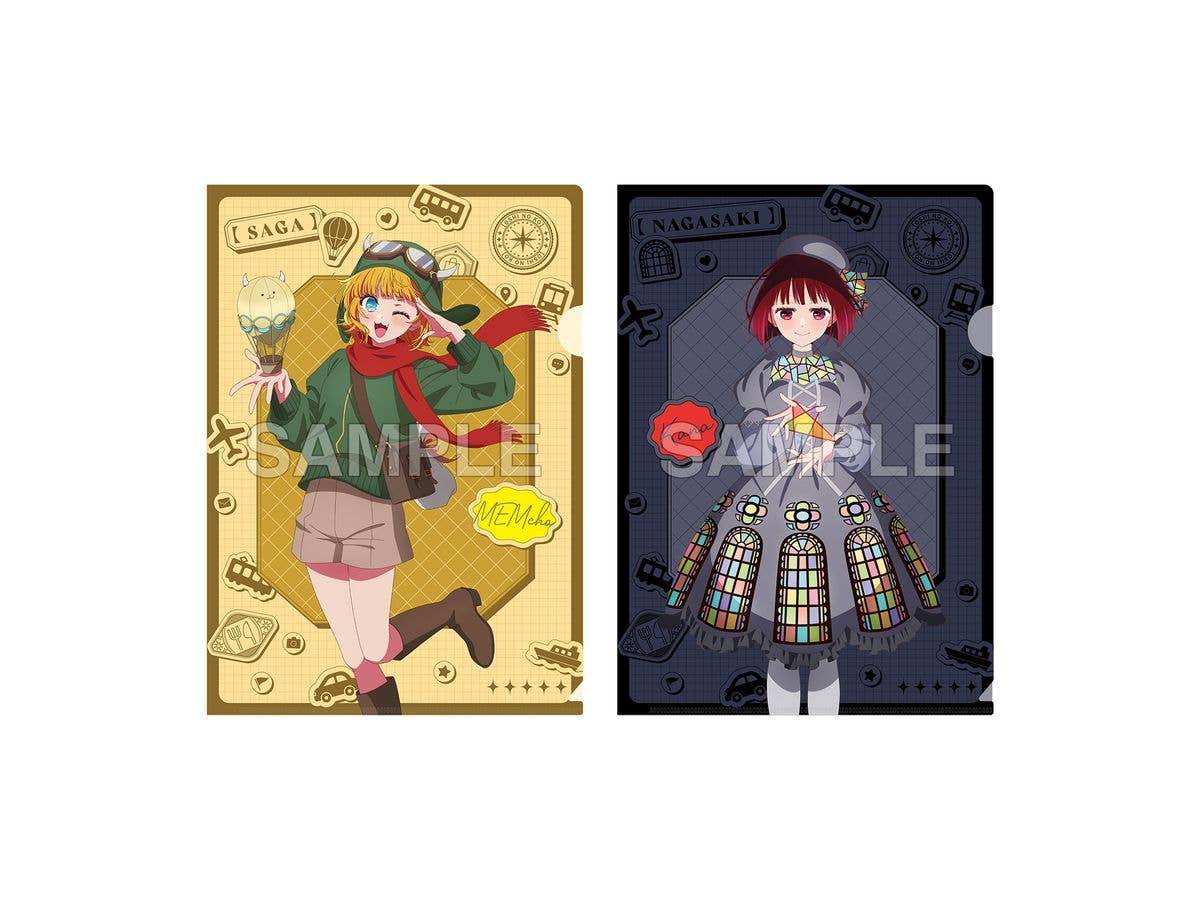 Oshi No Ko: Clear File Set Of Children From Each Of The 47 Prefectures Memcho (Saga) & Arima Kana (Nagasaki)