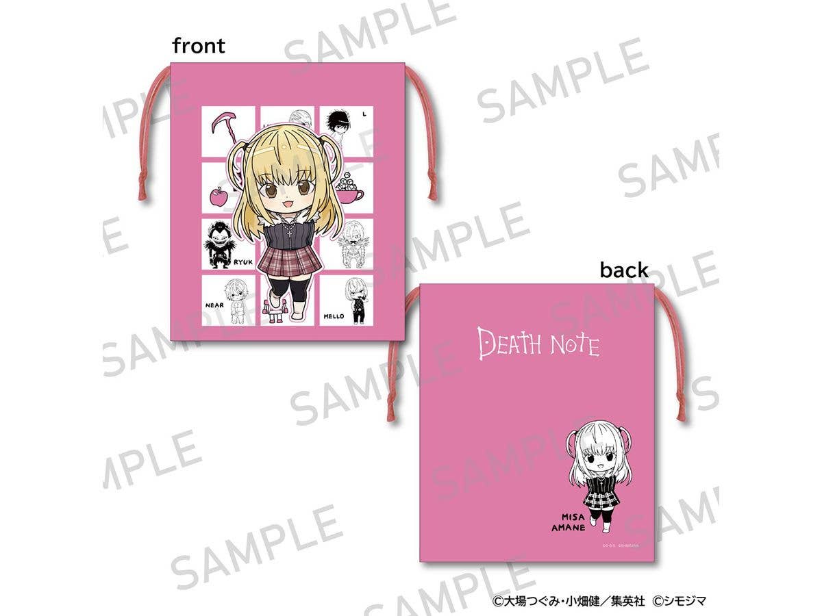 DEATH NOTE: Drawstring Bag - Shimojima Collaboration Version - Misa Amane