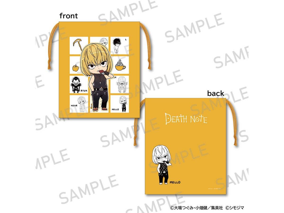 DEATH NOTE: Drawstring Bag - Shimojima Collaboration Version - Mello