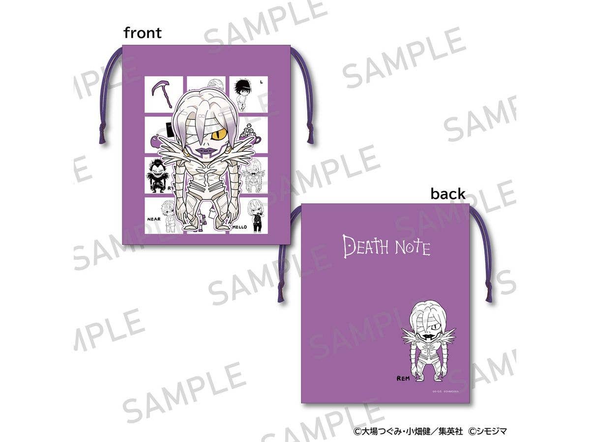 DEATH NOTE: Drawstring Bag - Shimojima Collaboration Version - Rem