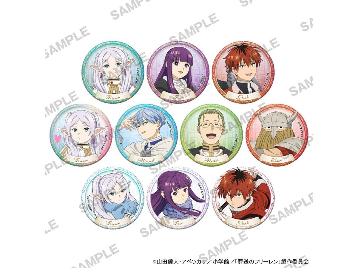 Frieren: Beyond Journey's End: Glittery Can Badge Vol.2: 1Box (10pcs)