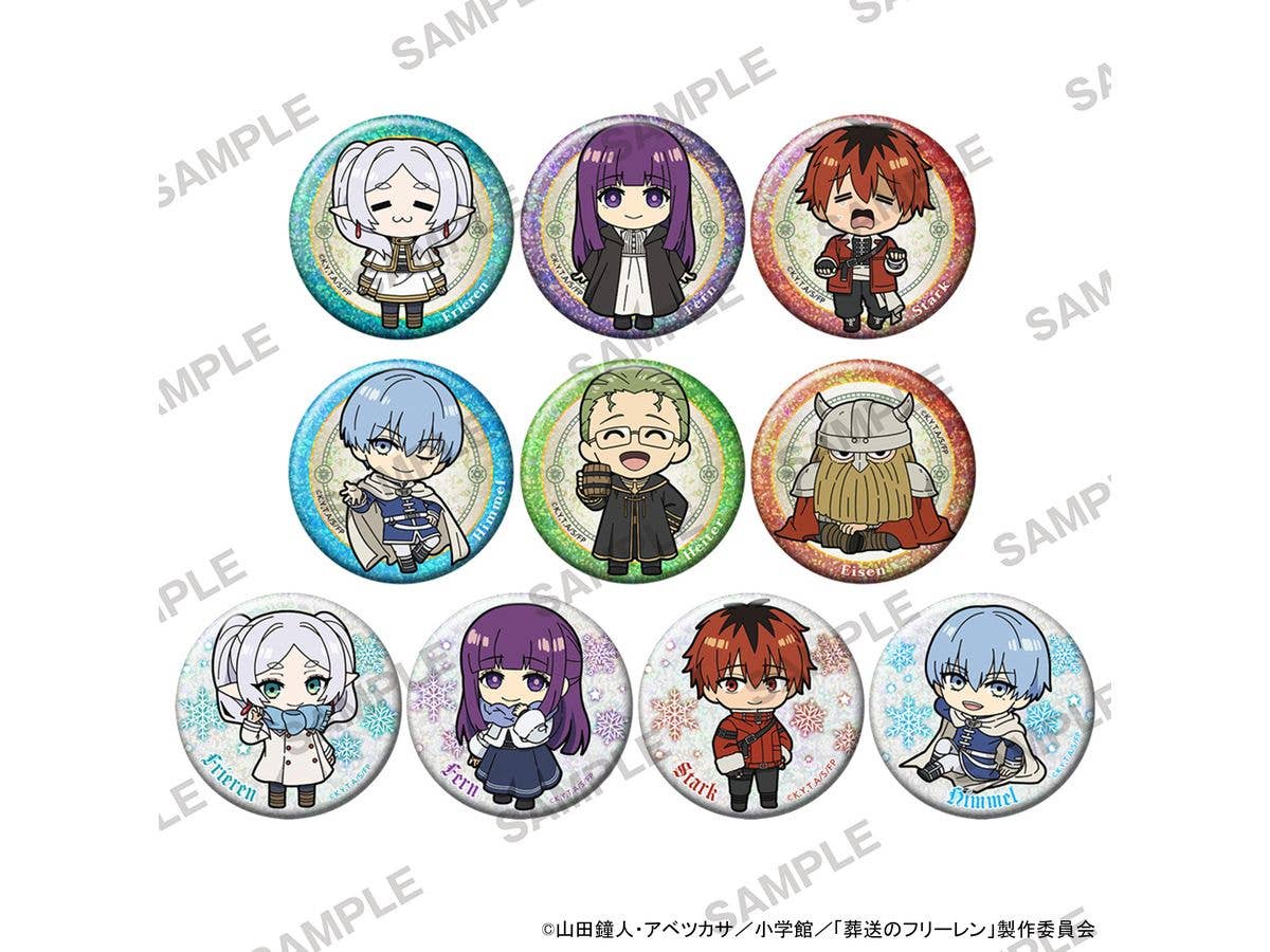 Frieren: Beyond Journey's End: 2.5 Glittery Can Badge: 1Box (10pcs)