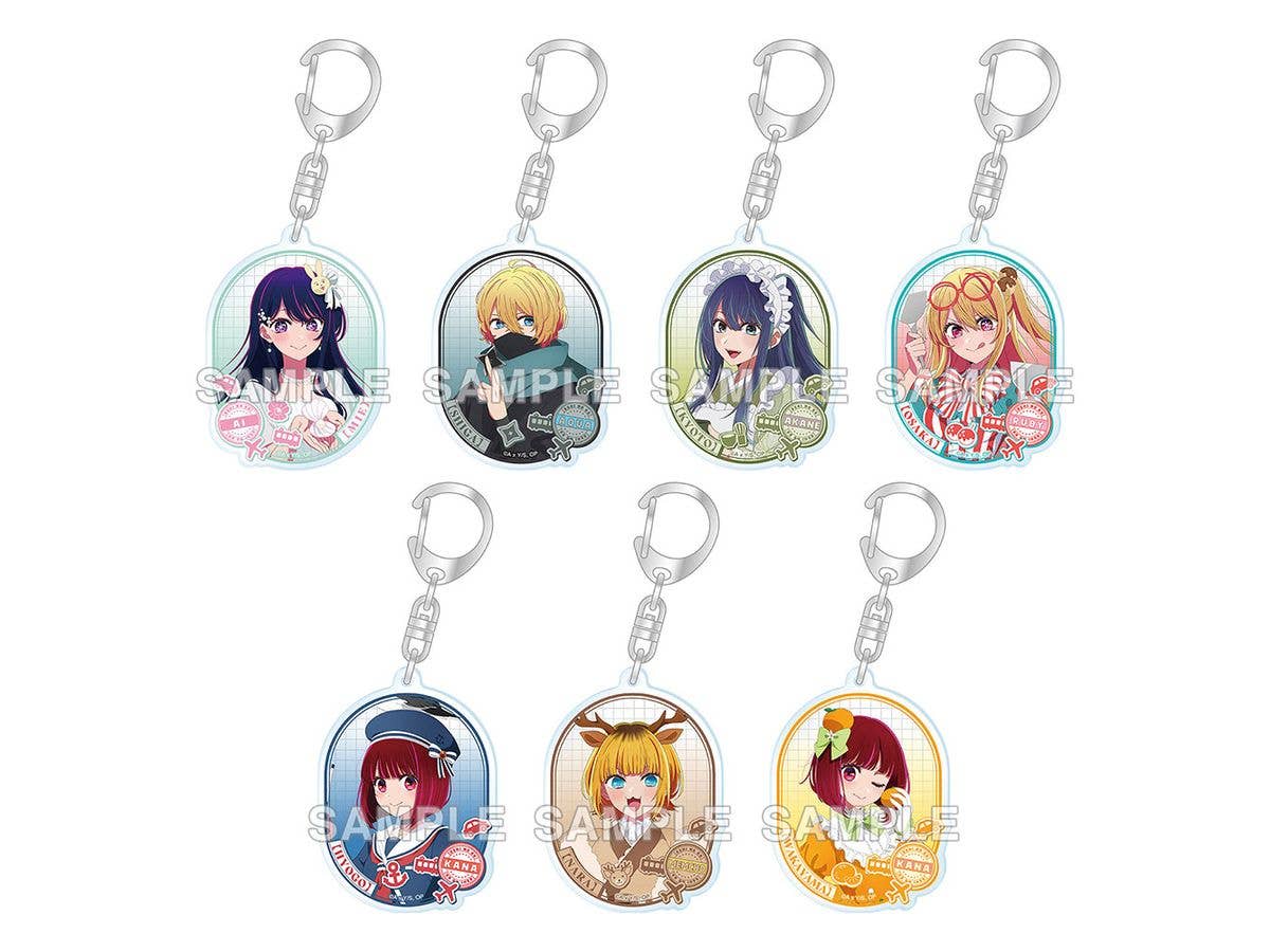 Oshi No Ko: Children From All 47 Prefectures Trading Acrylic Keychains, Kinki Area, 1 Box, 7 Pieces