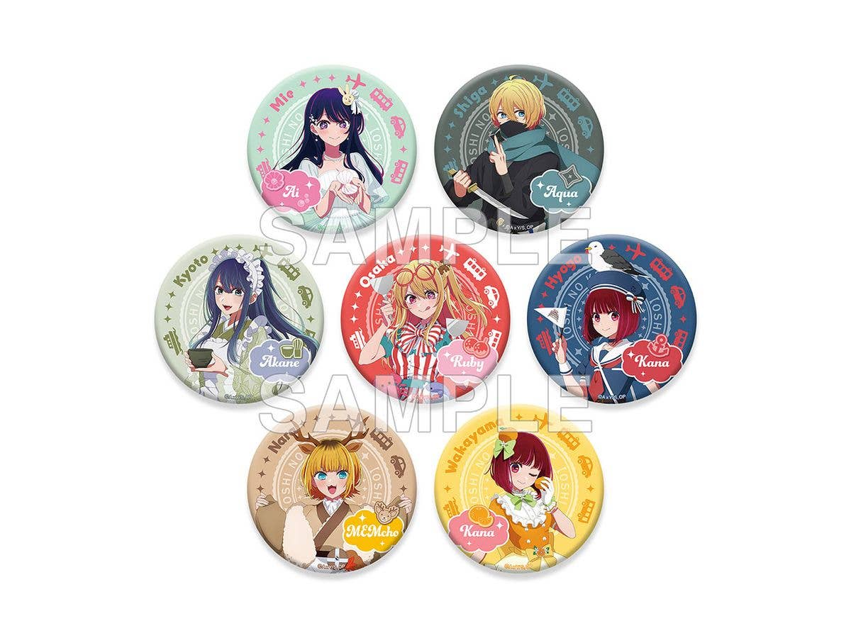 Oshi No Ko: Children From All 47 Prefectures Trading Badges Kinki Area 1 Box 7 Pieces