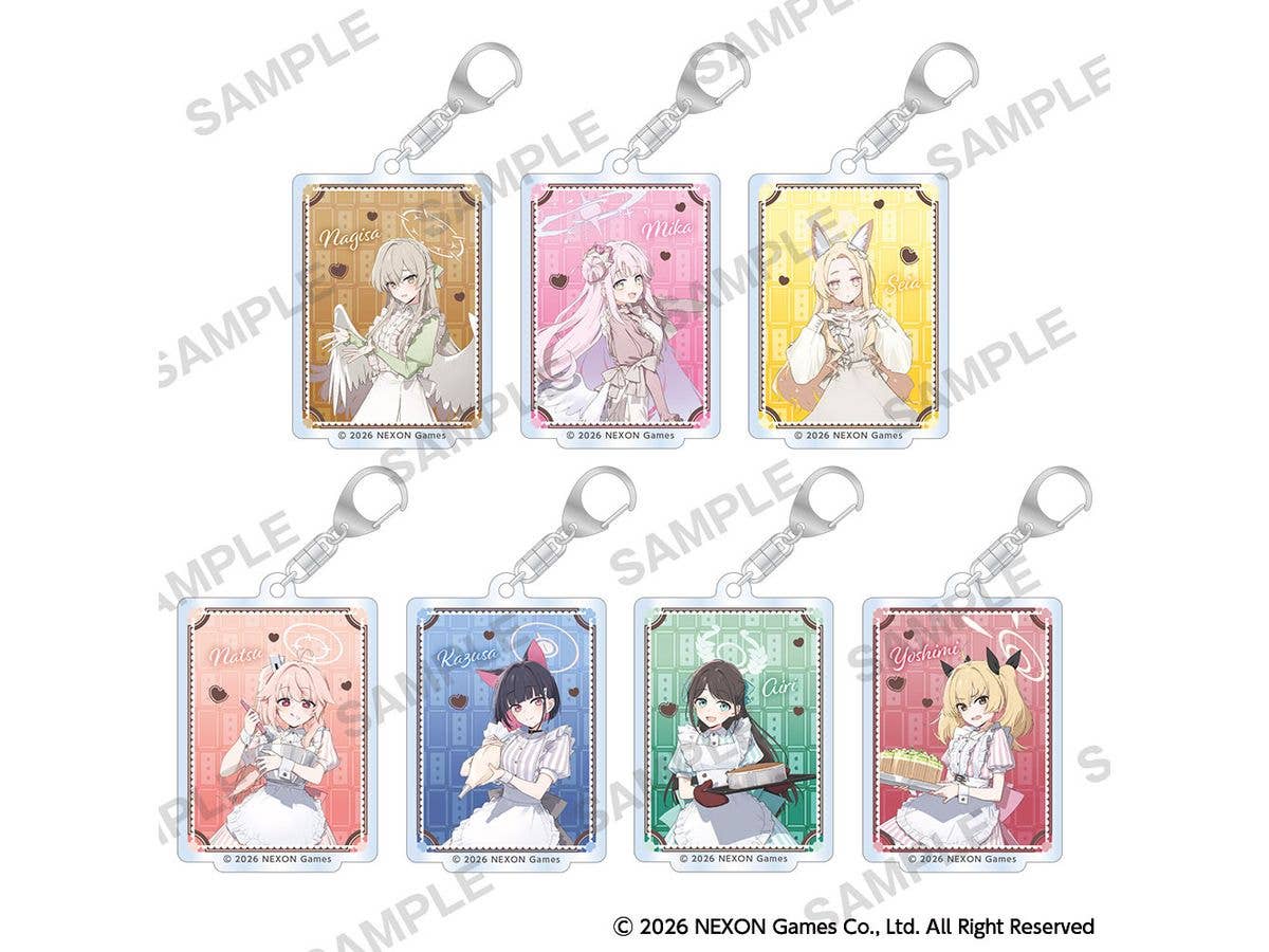 Blue Archive: POP UP SHOP Trading Acrylic Keychain: 1Box (7pcs)