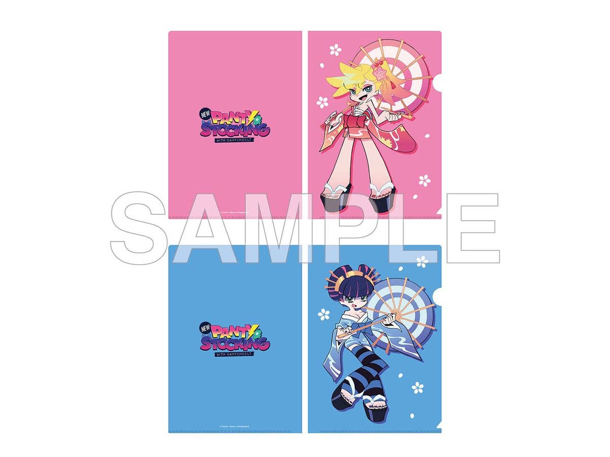 New PANTY & STOCKING with GARTERBELT: Clear File Set (Japanese Style Ver.)