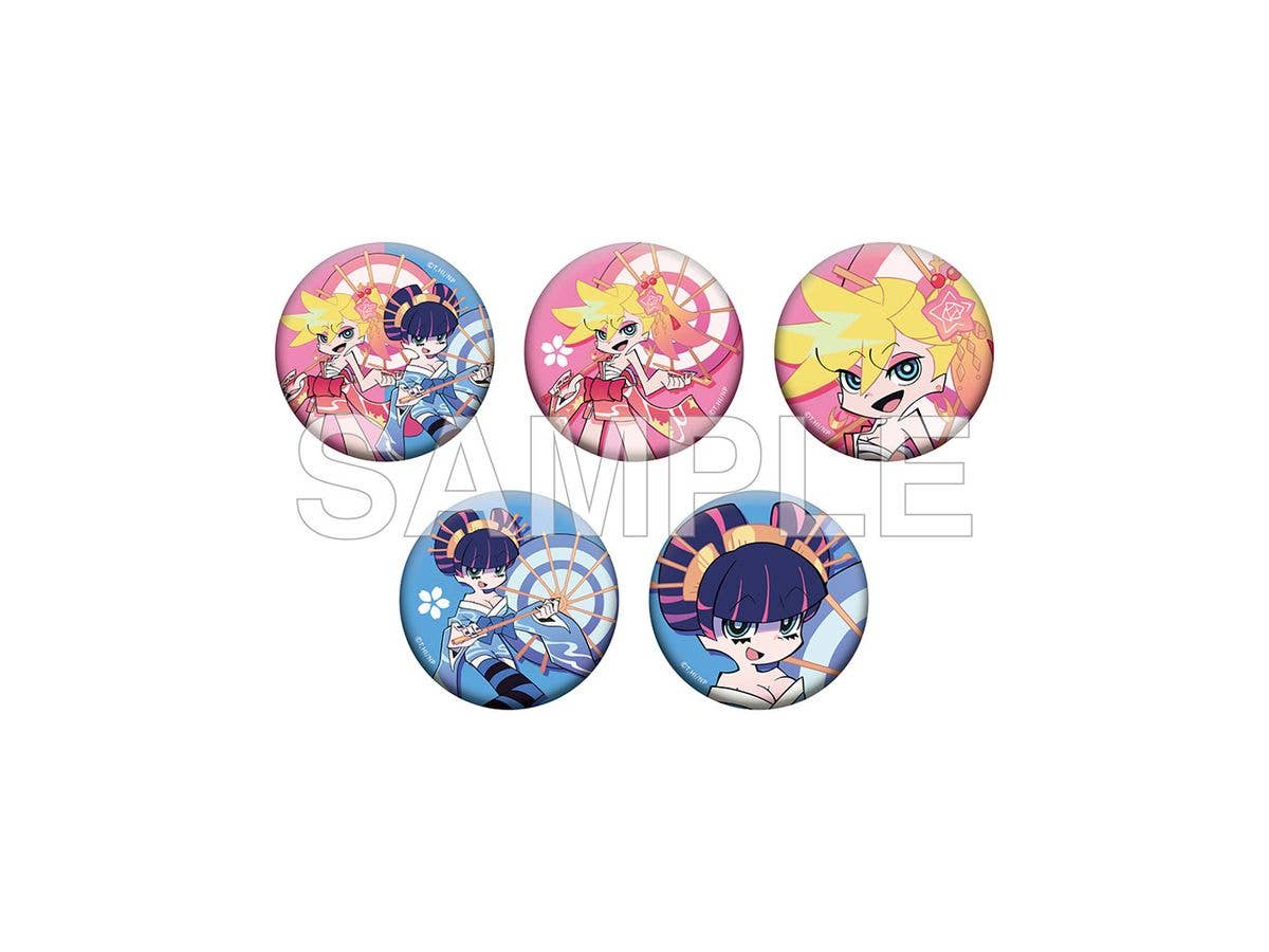 New PANTY & STOCKING with GARTERBELT: Trading Sparkling Can Badges (Japanese Style Ver.) 1 Box (5 Pcs)