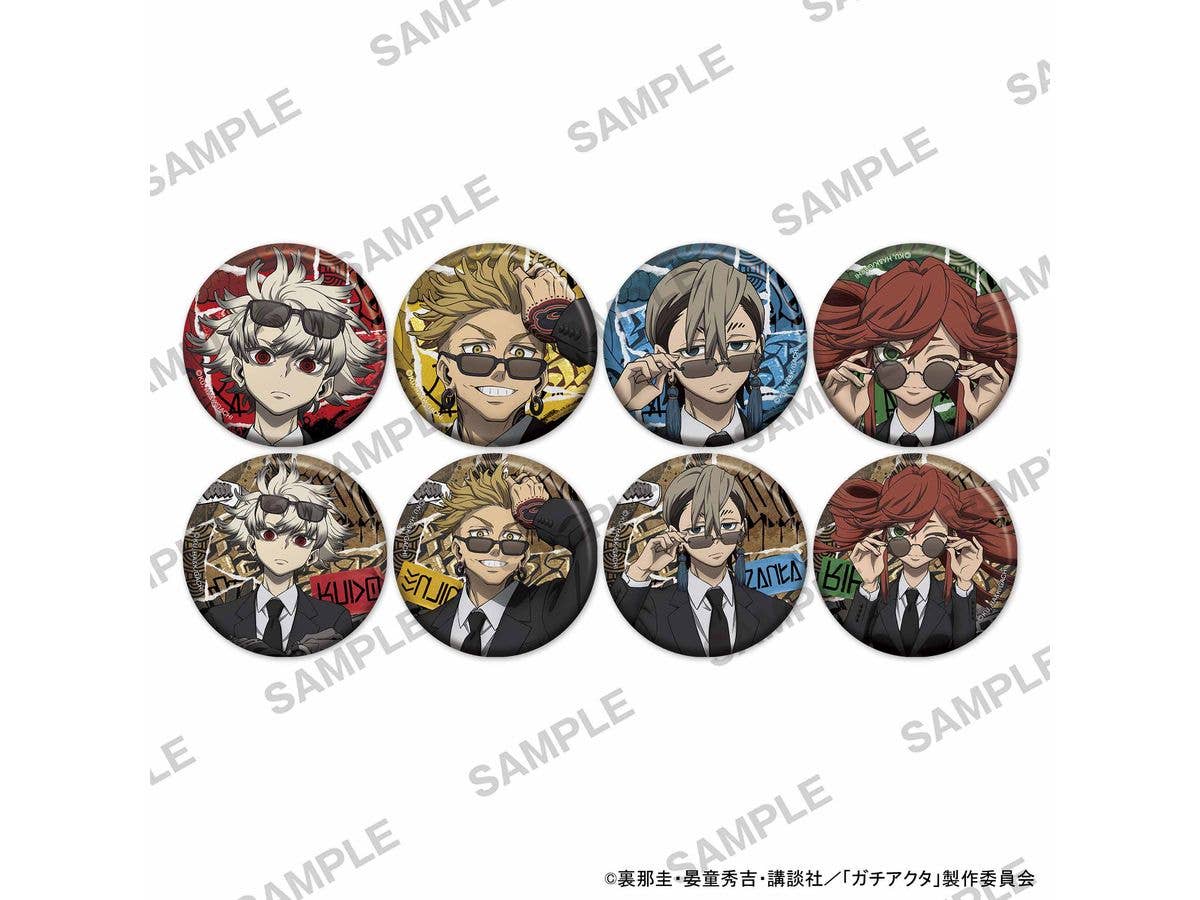 TV Anime Gachiakuta: Glittery Can Badge Black Suit Ver. 1Box 8pcs