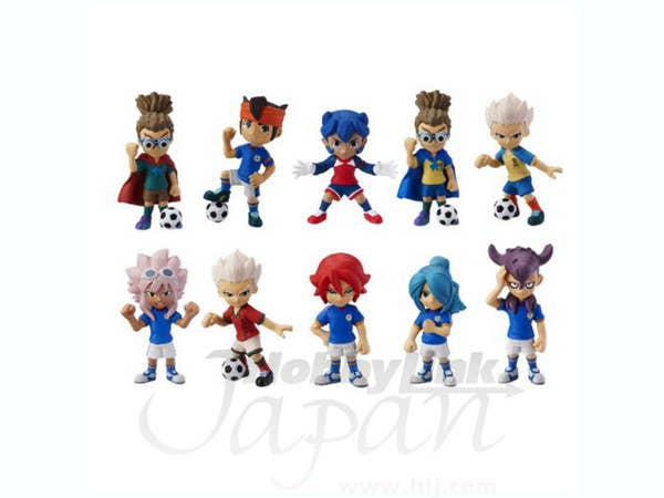 Inazuma Eleven Bakunetsu Figure Collection Gekitouhen: 1Box (10pcs