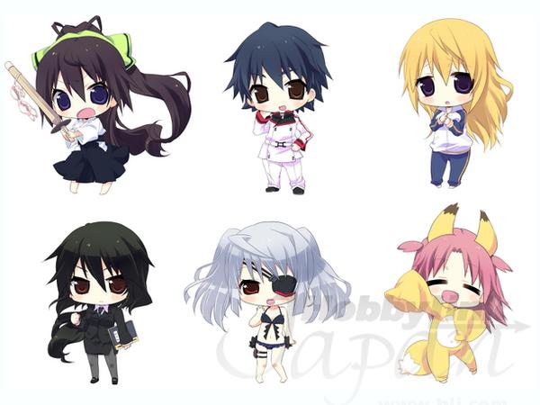 IS (Infinite Stratos) Collection Figure DX 8 pieces (PVC Figure) -  HobbySearch PVC Figure Store