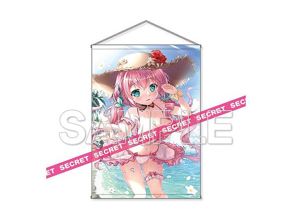 Mikeou Newly Drawn Summer Lady On Vacation... X-RATED Tapestry [B1]