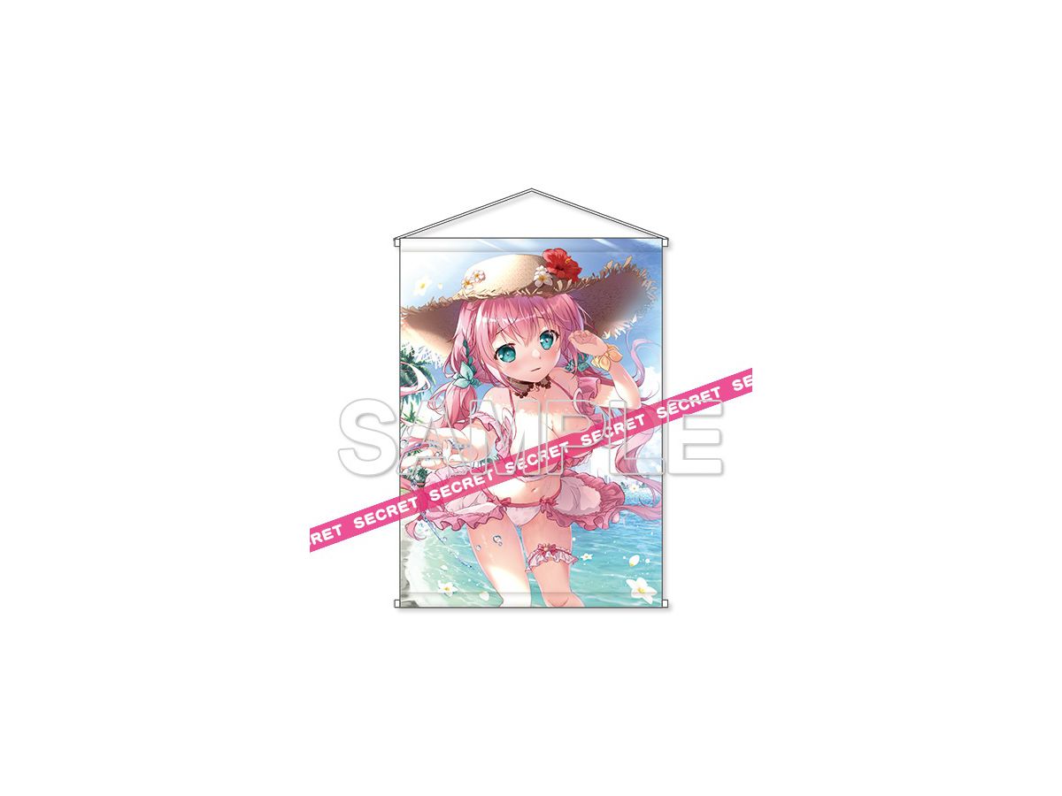 Mikeou Newly Drawn Summer Lady On Vacation... X-RATED Tapestry [B2]