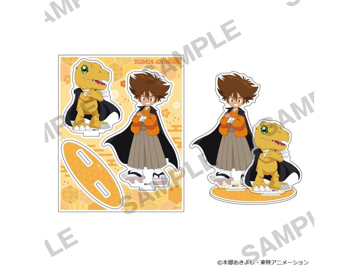 Digimon Adventure: Acrylic Stand - Japanese Modern Ver. - Taichi Yagami & Agumon