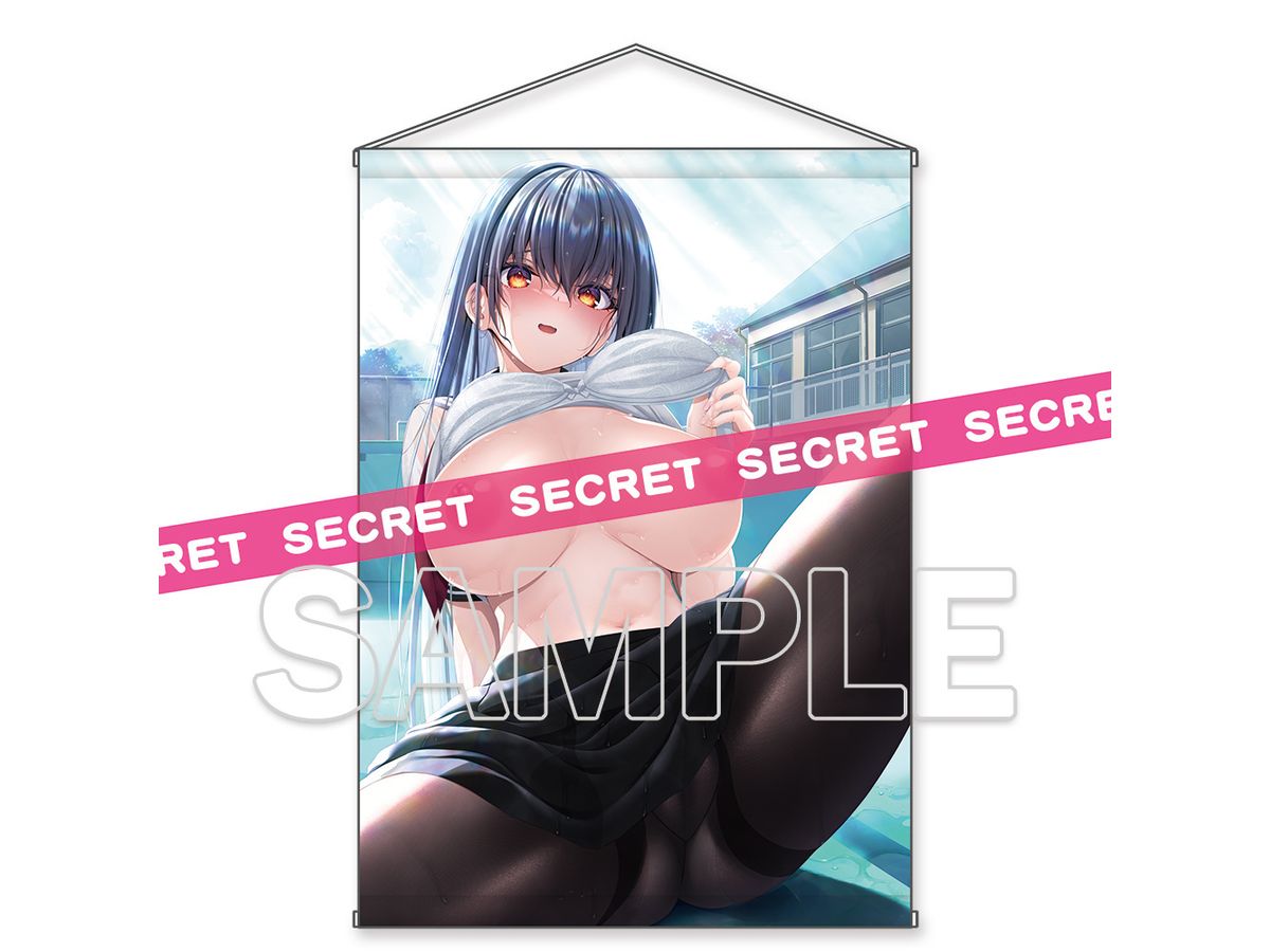 Asami Asami Newly Drawn Secret Pool Cleaning For Just The Two Of Us X-RATED Tapestry
