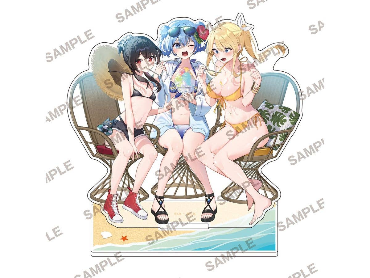 KonoSuba: God's Blessing on This Wonderful World! - Original Illustration Acrylic Stand: Aqua, Megumin, and Darkness