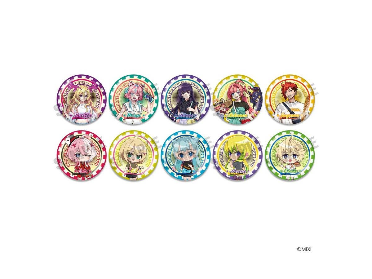 Monster Strike: Sparkling Can Badge Collection Fuji-Q Highland ver. 1 Box (10 pieces)