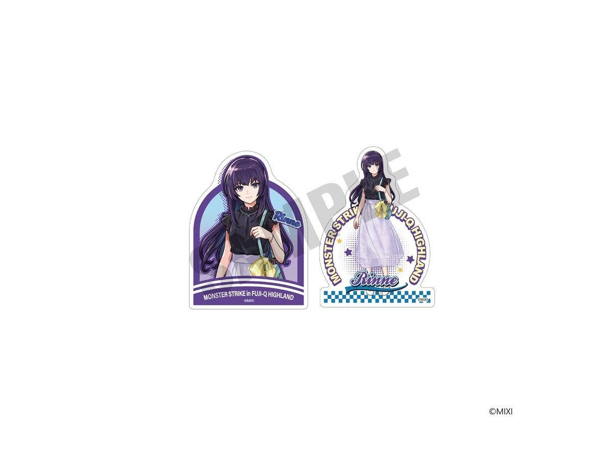 Monster Strike: Sticker Set of 2 - Fuji-Q Highland Version - Rinne