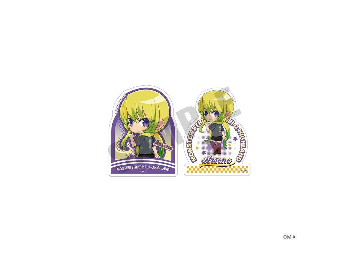 Monster Strike: Sticker Set of 2 - Fuji-Q Highland Version - Arsene